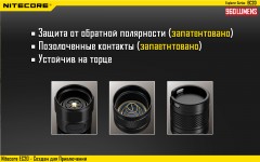 Фонарь NITECORE EC20 - Фото 2
