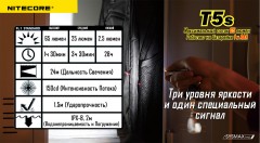 Фонарь NITECORE T5S - Фото 6