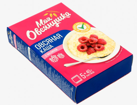 Каша овсяная «С малиной»
