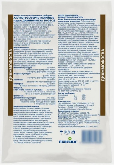 Удобрение минеральное