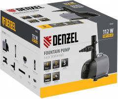 Насос фонтанный Denzel FNP110-34 - Фото 9