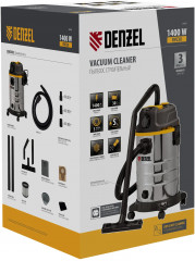 Пылесос строительный Denzel RVC30 - Фото 10