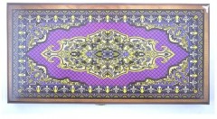 Нарды средние (50х25х3,6 см), цветной рисунок - Фото 3