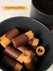 Трубочки вафельные в молочном шоколаде «Waffeletten Milk» - Фото 5