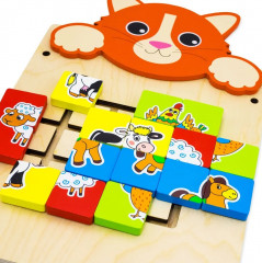 Бизиборд настенный «Котик» - Фото 2