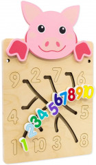 Бизиборд настенный «Свинка» - Фото 2