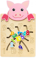 Бизиборд настенный «Свинка» - Фото 4