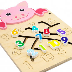 Бизиборд настенный «Свинка» - Фото 5