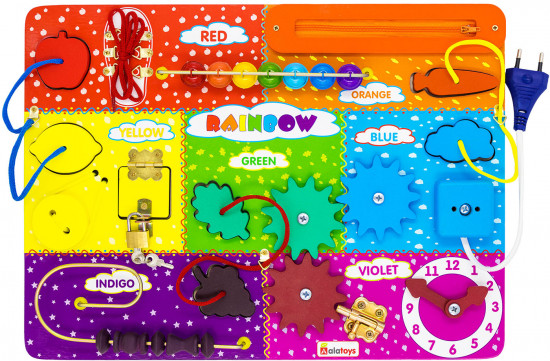 Бизиборд «Rainbow»