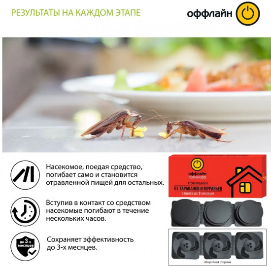 Приманка от тараканов и муравьев «Тараканофф»