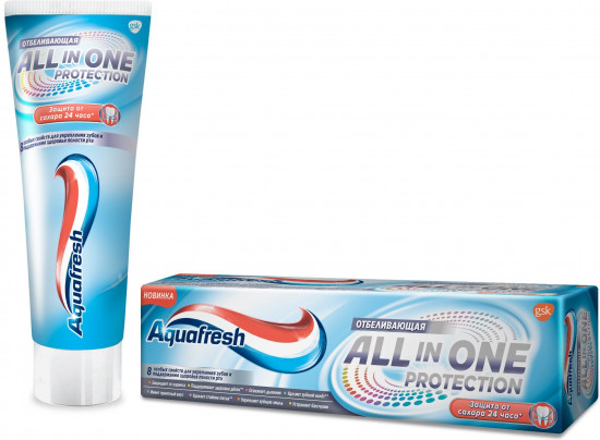 Зубная паста отбеливающая «All-in-One Protection»
