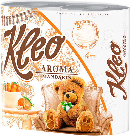 Туалетная бумага «Aroma mandarin»