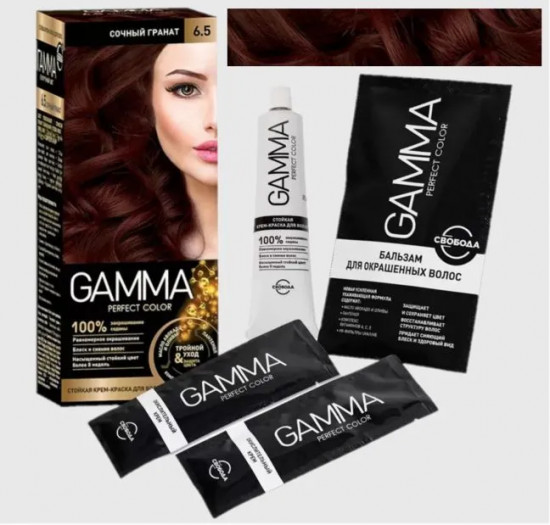 Крем-краска для волос «Perfect color», оттенок 6.5 Cочный гранат