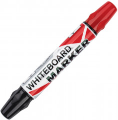 Маркер для доски двусторонний, черный/красный - Фото 2