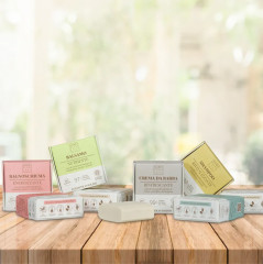 Крем-мыло для бритья твердый освежающий с маслами ветивера, эвкалипта и лемонграсса «Crema Da Barba Rinfrescante» - Фото 2