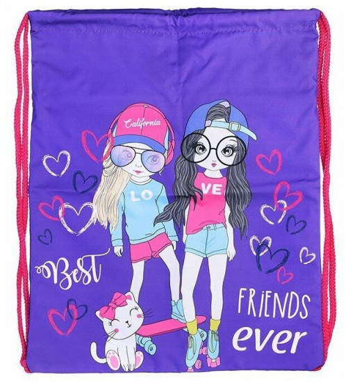 Мешок для обуви «Спортсменки»