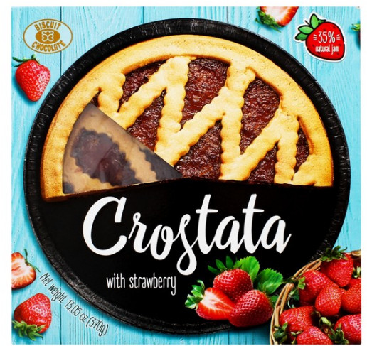 Пирог с клубникой «Crostata»