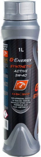 Моторное масло G-Energy Synthetic Active 5W-40