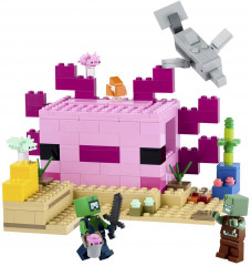 Конструктор Minecraft 21247 Дом Аксолотля. The Axolotl House - Фото 1