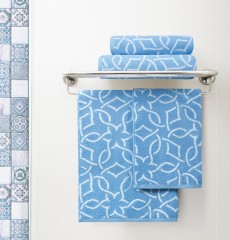 Полотенце махровое «Стамбул» (70×140 см), цвет синий - Фото 2