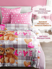 Комплект постельного белья «Любимый мишка» - Фото 2