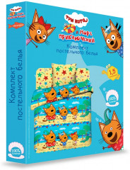 Комплект постельного белья «Три кота на пляже» - Фото 9