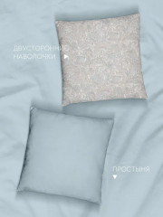 Комплект постельного белья «Paisley Blue» - Фото 4