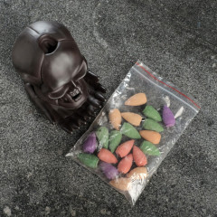 Набор благовоний на подставке «Череп» - Фото 5