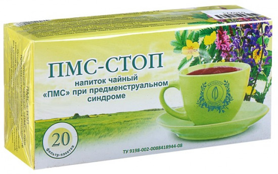 Напиток чайный «ПМС-стоп» при предменструальном синдроме
