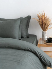 Комплект постельного белья «Stonewash Green» - Фото 4