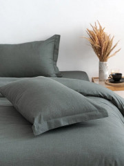 Комплект постельного белья «Stonewash Green» - Фото 5