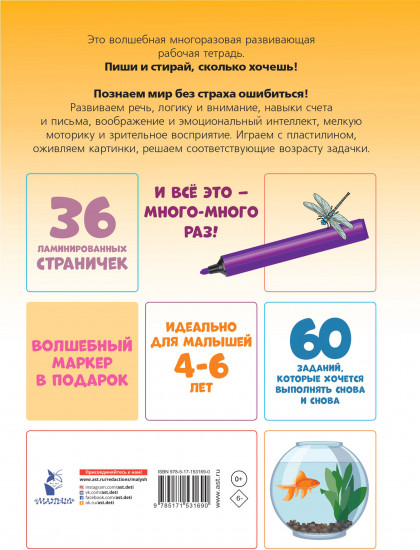 Пиши-стирай 4-6 лет