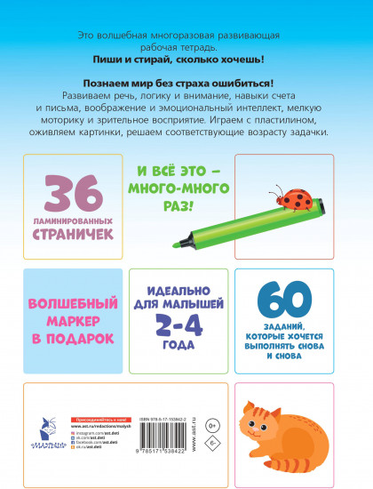 Пиши-стирай 2-4 года