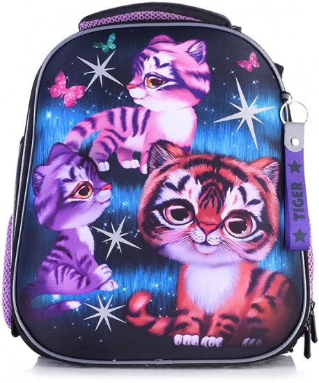 Рюкзак каркасный «Тигры и бабочки»