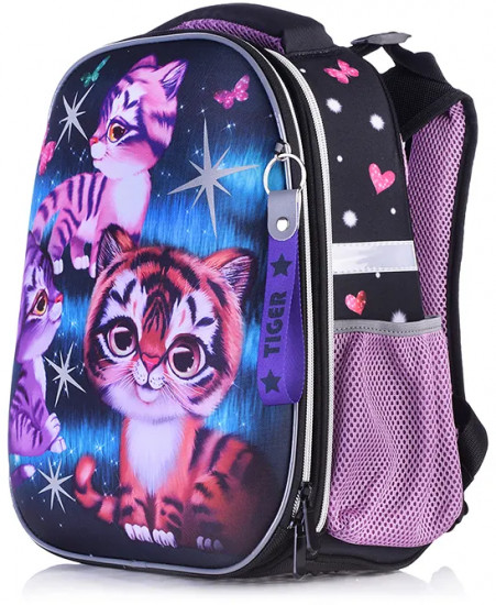 Рюкзак каркасный «Тигры и бабочки»