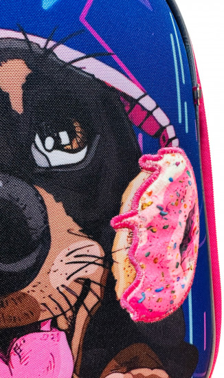 Рюкзак каркасный «Пёс в наушниках»