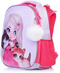 Рюкзак каркасный «Девочка и котята» - Фото 1