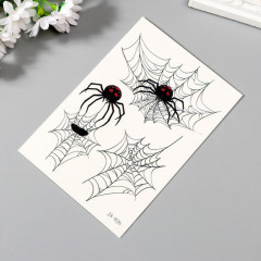 Татуировка на тело «Пауки и паутина» - Фото 1