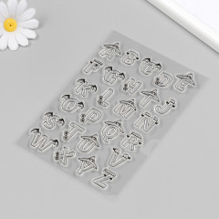 Штамп для творчества «Алфавит на Хэллоуин» - Фото 1