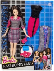 Кукла Barbie «Игра с модой» Брюнетка с набором одежды - Фото 1