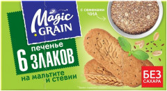 Печенье сдобное на мальтите и стевии «6 злаков» - Фото 1