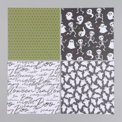 Набор бумаги для скрапбукинга «Хэллоуин» - Фото 7