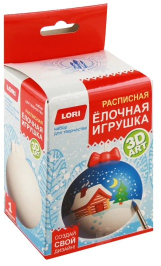 Набор для росписи ёлочной игрушки «Шар на ёлку»