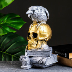 Фигура «Череп с вороном» - Фото 3