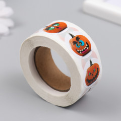 Набор наклеек «Хэллоуин. Забавные тыковки» - Фото 1