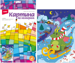 Картина по номерам «Быстрые санки!» - Фото 2