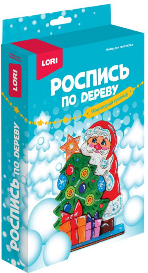 Набор для росписи по дереву «Дед Мороз»