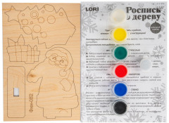 Набор для росписи по дереву «Дед Мороз» - Фото 3