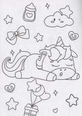 Единорожки. Раскраска - Фото 2