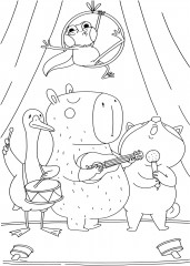 Капибара и друзья. Раскраска - Фото 2